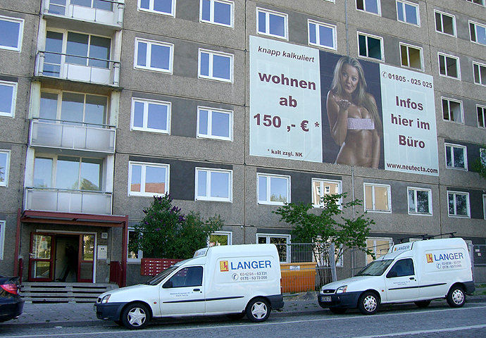 Neubauwohnungen der Firma Neutecta